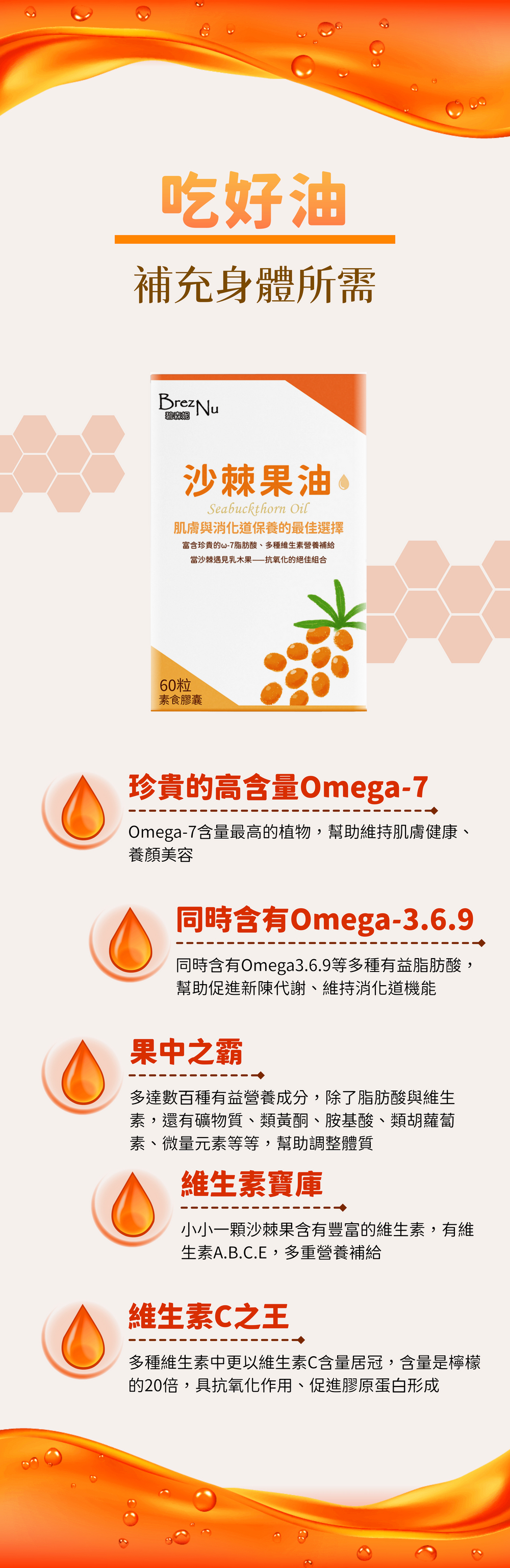 沙棘果油膠囊